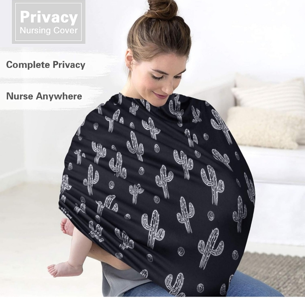 Cactus Carseat Cover / Nursing Cover